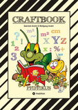 CRAFTBOOK - KREATIVES ZEICHNEN - SPRITZGITTER TECHNIK - RÄTSEL - MALVORLAGEN - LUSTIGE MIMIKEN - STORY SCRIBBELN