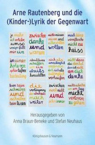 Arne Rautenberg und die (Kinder-)Lyrik der Gegenwart