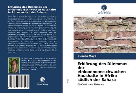 Erklärung des Dilemmas der einkommensschwachen Haushalte in Afrika südlich der Sahara