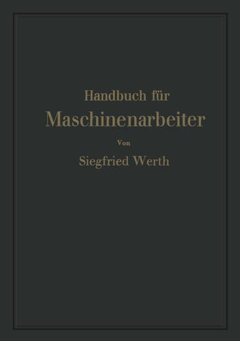 Handbuch für Maschinenarbeiter