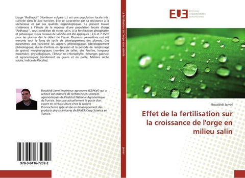 Effet de la fertilisation sur la croissance de l'orge en milieu salin