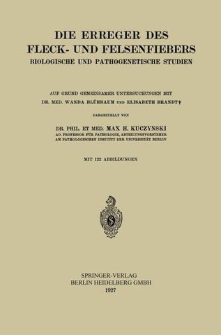 Die Erreger des Fleck- und Felsenfiebers