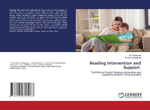 Reading Intervention and Support