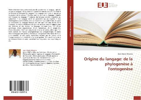 Origine du langage: de la phylogenèse à l'ontogenèse