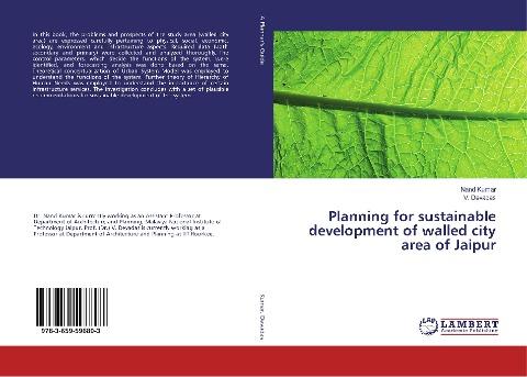 Planning for sustainable development of walled city area of Jaipur