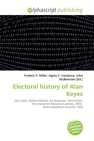 Electoral history of Alan Keyes