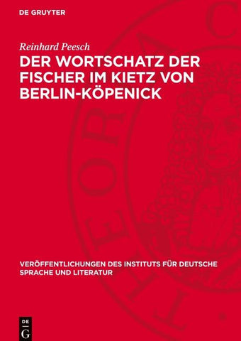 Der Wortschatz der Fischer im Kietz von Berlin-Köpenick