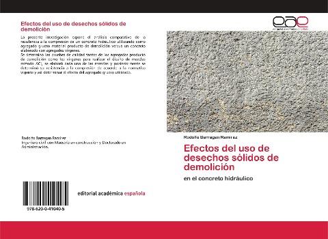 Efectos del uso de desechos sólidos de demolición