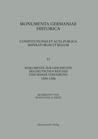 Constitutiones et acta publica imperatorum et regum (1354-1356)
