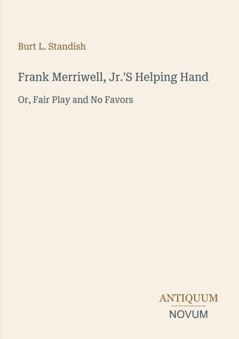 Frank Merriwell, Jr.'S Helping Hand