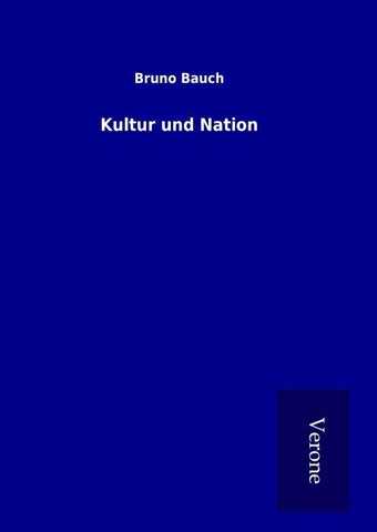 Kultur und Nation