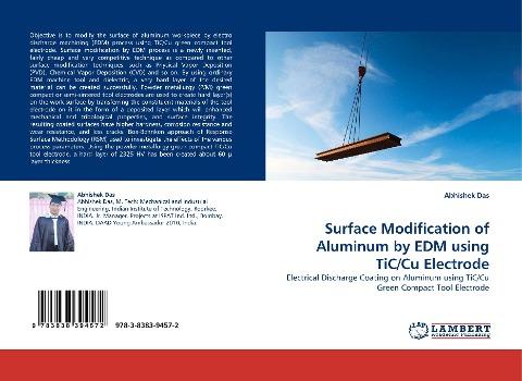 Surface Modification of Aluminum by EDM using TiC/Cu Electrode