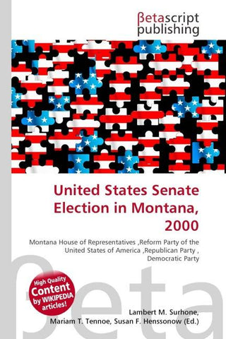 United States Senate Election in Montana, 2000