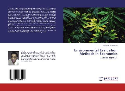Environmental Evaluation Methods in Economics