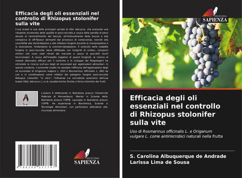 Efficacia degli oli essenziali nel controllo di Rhizopus stolonifer sulla vite