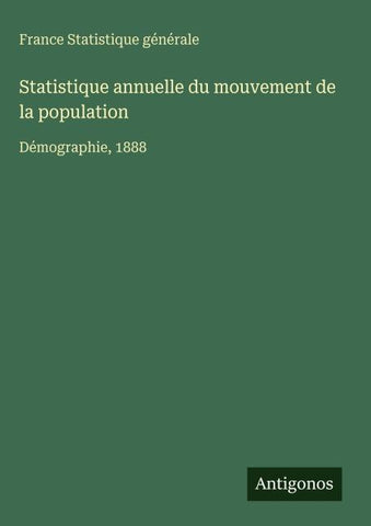 Statistique annuelle du mouvement de la population