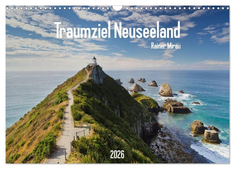 Traumziel Neuseeland 2026 (Wandkalender 2026 DIN A3 quer), CALVENDO Monatskalender