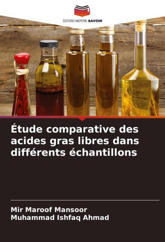Étude comparative des acides gras libres dans différents échantillons