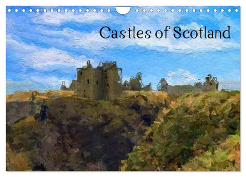 Castles of Scotland (Wall Calendar 2026 DIN A4 landscape), CALVENDO 12 Month Wall Calendar