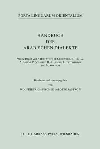 Handbuch der arabischen Dialekte