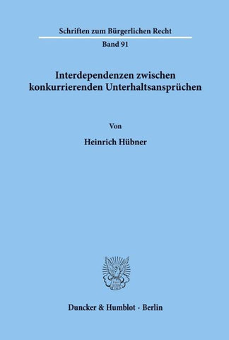 Interdependenzen zwischen konkurrierenden Unterhaltsansprüchen.
