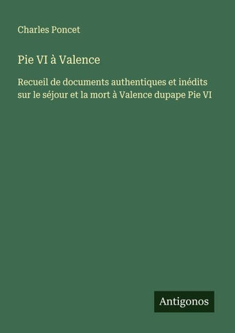 Pie VI à Valence