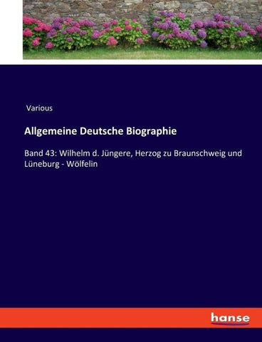 Allgemeine Deutsche Biographie
