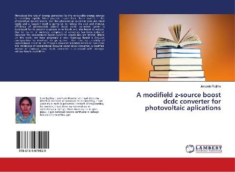 A modifield z-source boost dcdc converter for photovoltaic aplications