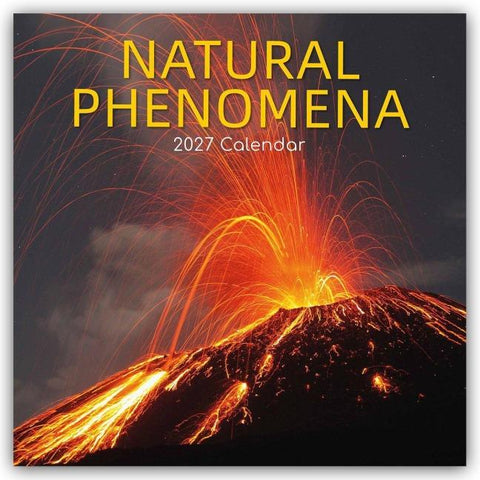 Natural Phenomena – Naturphänomene 2027 – 16-Monatskalender