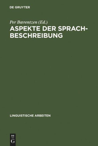 Aspekte der Sprachbeschreibung