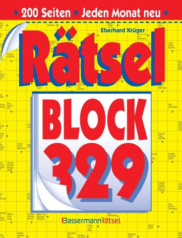 Rätselblock 329 (5 Exemplare à 2,99 €)
