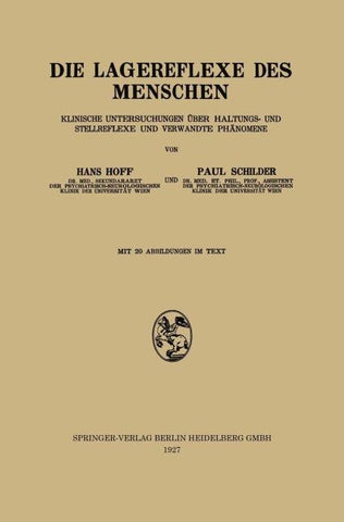 Die Lagereflexe des Menschen
