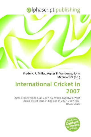 International Cricket in 2007