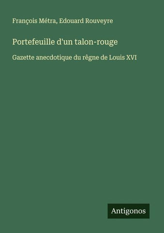 Portefeuille d'un talon-rouge