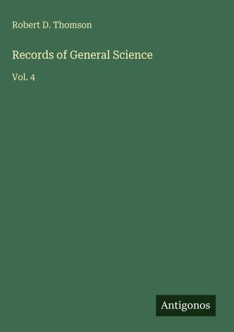 Records of General Science