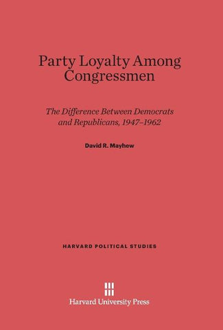 Party Loyalty Among Congressmen