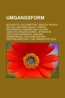 Umgangsform