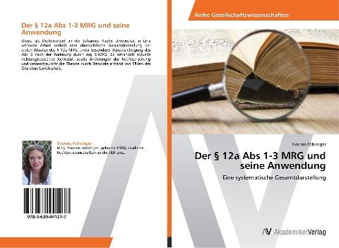 Der § 12a Abs 1-3 MRG und seine Anwendung
