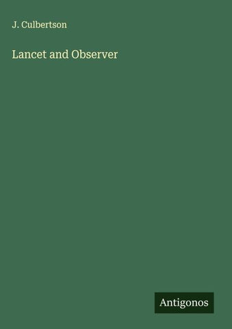 Lancet and Observer