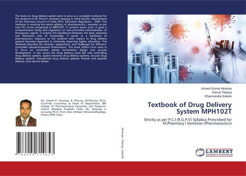 Textbook of Drug Delivery System MPH102T