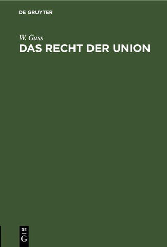 Das Recht der Union