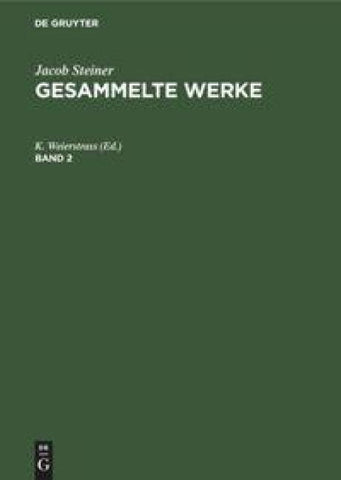 Gesammelte Werke. Band 2