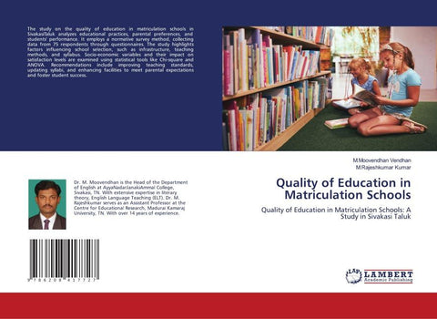 Quality of Education in Matriculation Schools