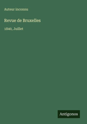 Revue de Bruxelles
