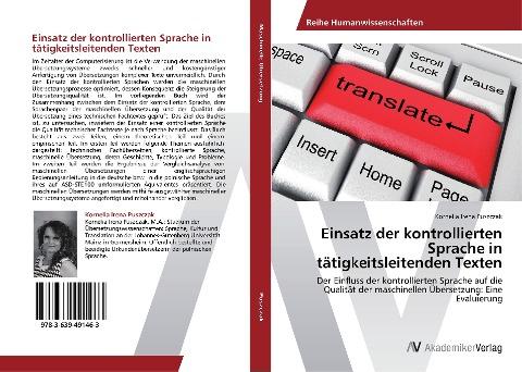Einsatz der kontrollierten Sprache in tätigkeitsleitenden Texten