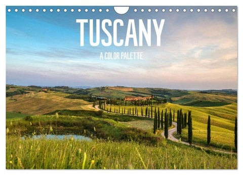 Tuscany A color palette (Wall Calendar 2026 DIN A4 landscape), CALVENDO 12 Month Wall Calendar
