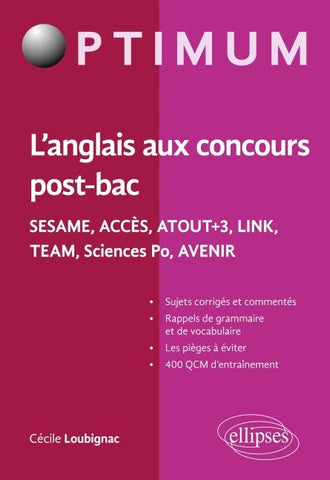 L'anglais aux concours post-bac