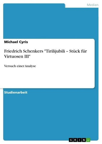 Friedrich Schenkers "Tirilijubili - Stück für Virtuosen III"