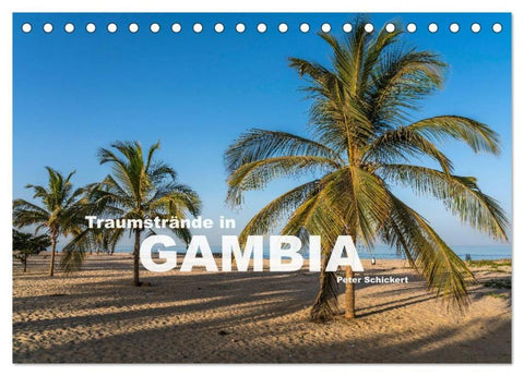 Traumstrände in Gambia (Tischkalender 2026 DIN A5 quer), CALVENDO Monatskalender