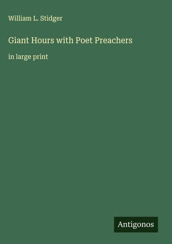 Giant Hours with Poet Preachers